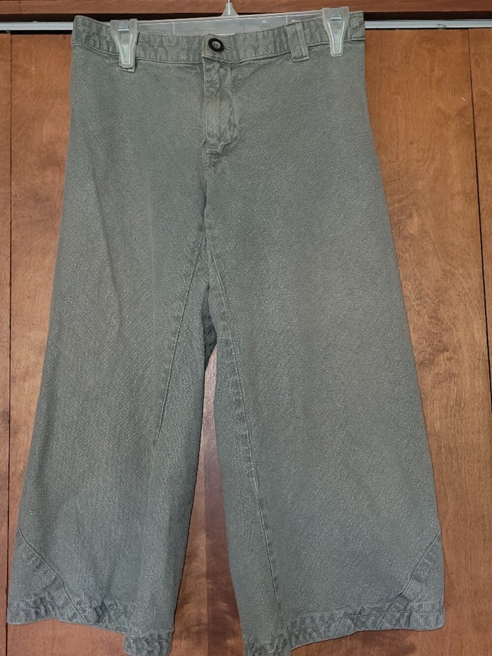 Sweetgrass hemp/cotton sage capri pants small